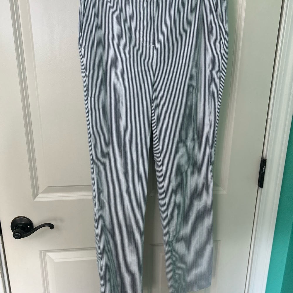 Carolina Belle Navy and White Striped pants